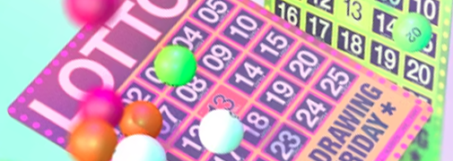 lottery cards and ball - small preview image